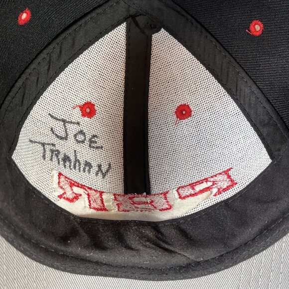 PBR Black/Red Baseball Hat Cap Pro Bull Riding Hook/Loop Adjustable - Picture 12 of 13